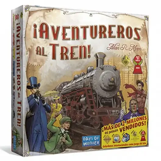 Juegos en familia ¡Aventureros al tren! EE.UU. y Canadá – juego estratégico de tablero