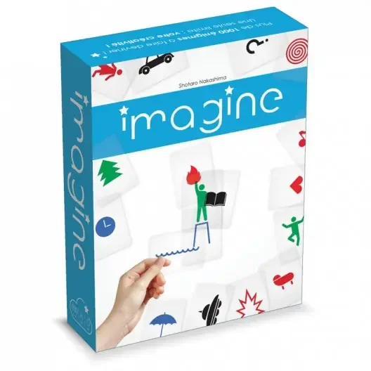 Juegos en familia Imagine – creativo juego de cartas transparentes