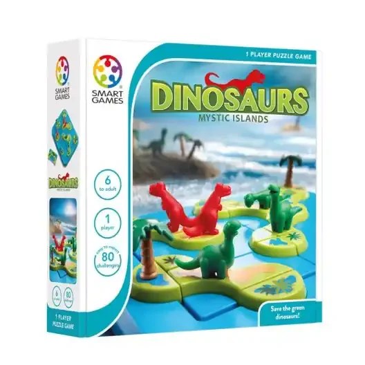 Lógica e ingenio Dinosaurios Islas Misteriosas – juego de lógica multinivel para 1 jugador