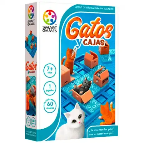 Lógica e ingenio Gatos y Cajas – juego de lógica para 1 jugador