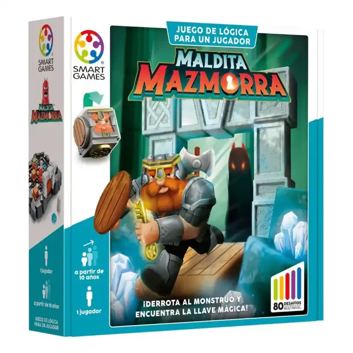 Lógica e ingenio Maldita Mazmorra – Juego de lógica y aventuras para 1 jugador