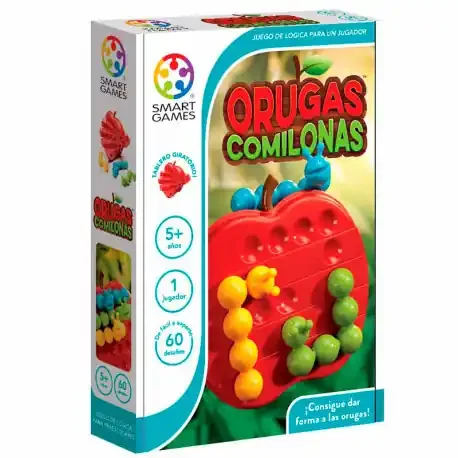 Lógica e ingenio Orugas Comilonas – juego de lógica para 1 jugador