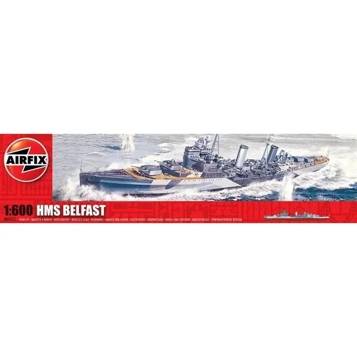 Maqueta 1/600 HMS Belfast Battleship