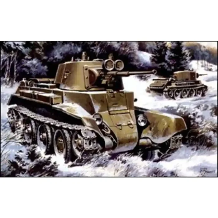 Maqueta 1/72 BT7 WWII Russian Light Tank Mod. 1937
