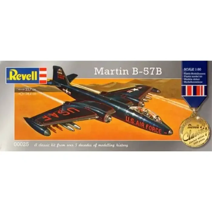 Maqueta British Canberra Bomber