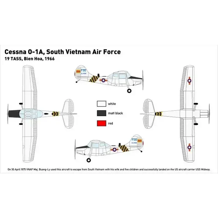 Maqueta Cessna O-1 PERRO DE PÁJAROS / South Vietnamese AF