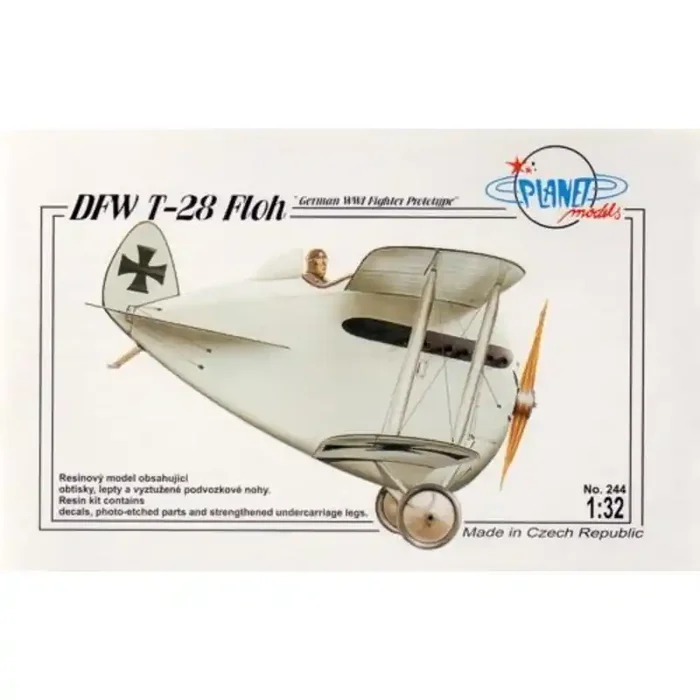 Maqueta DFW T-28 Floh ′German WWI Fighter Prototype′