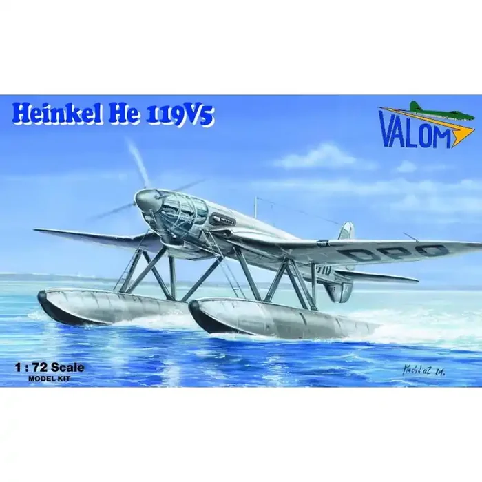 Maqueta Plano de flotador Heinkel He-119V-5