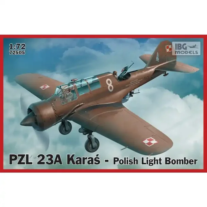 Maqueta PZL.23A Karas – bombardero ligero polaco