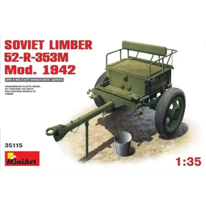 Maqueta Soviet Limber 52-R-353M Mod 1942