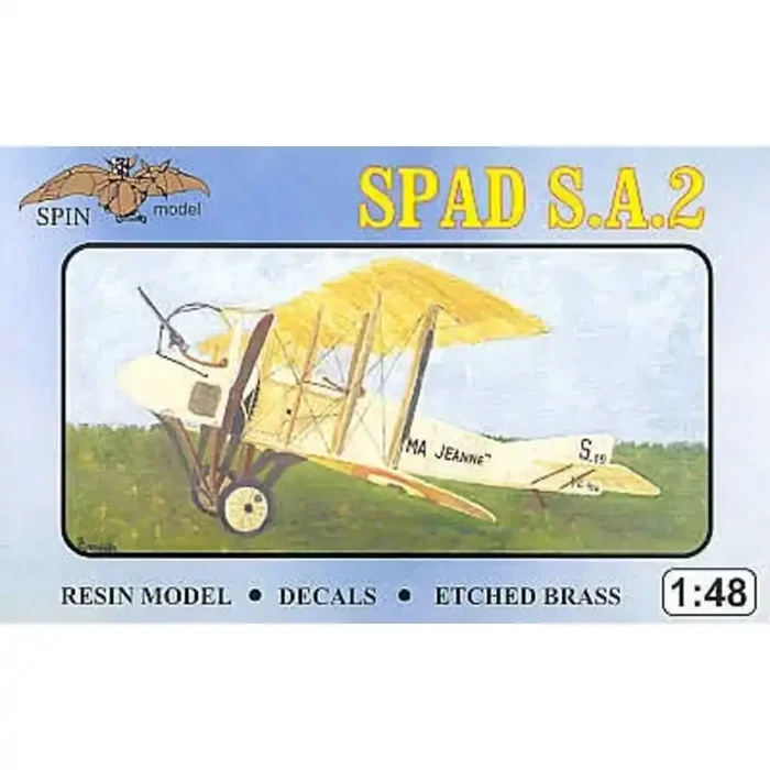 Maqueta Spad S.A.2 French with wheels (this kits does not have decals included)