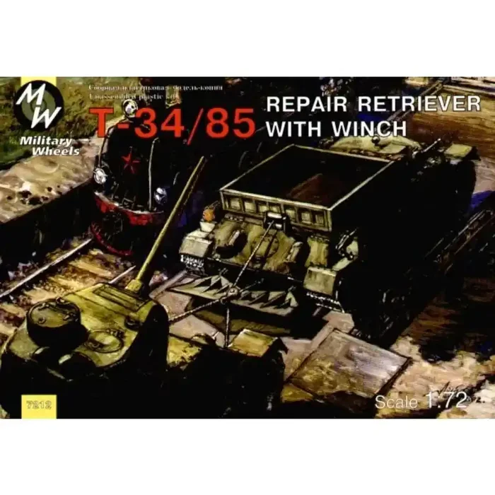 Maqueta T-34/85 repair tractor with winch