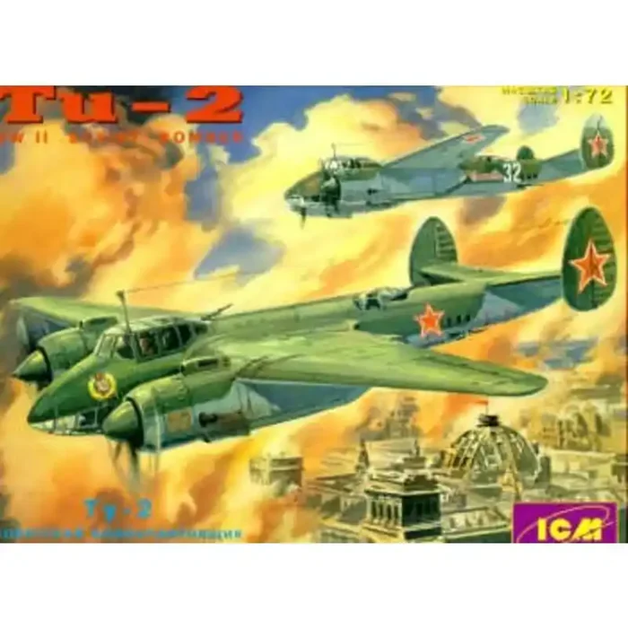 Maqueta Tupolev Tu-2 WWII Soviet Bomber