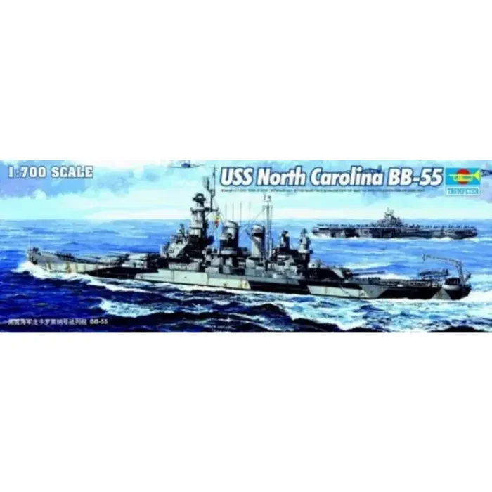 Maqueta USS North Carolina BB-55