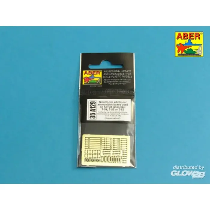 Mounts for additional ammunition boxes used on Soviet tanka like T-54 T-55 or T-62