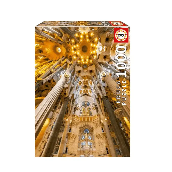 Puzzle 1000 Interior De La Sagrada Familia