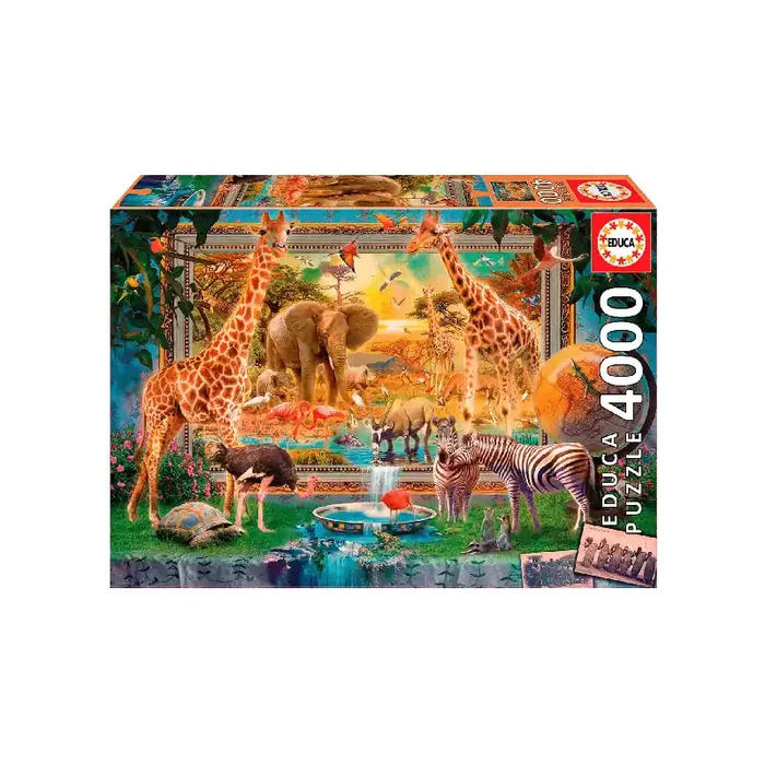 Puzzle 4000 Volviendo De La Sabana