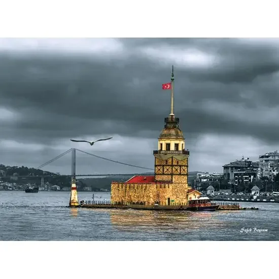 Puzzle Anatolian Torre de la Doncella de 1000 Piezas