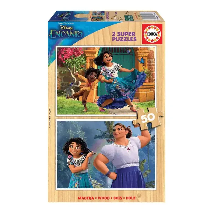 Puzzle de Madera Encanto Disney 2×50 Piezas