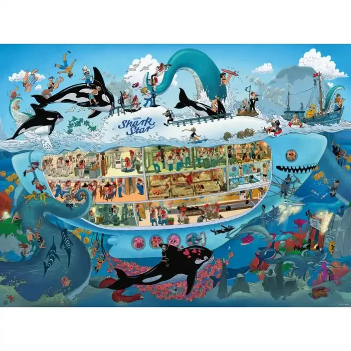 Puzzle Jumbo La Bahía del Puerto de San Francisco de 1000 Piezas