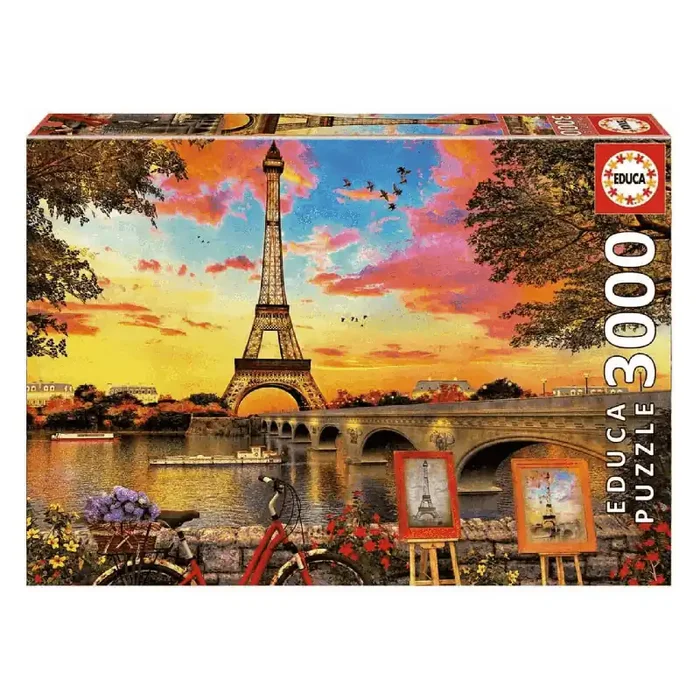 Puzzle Puesta De Sol En París 3000 Piezas