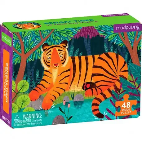 Puzzles y rompecabezas Mini Puzle Tigre de Bengala – 48 piezas