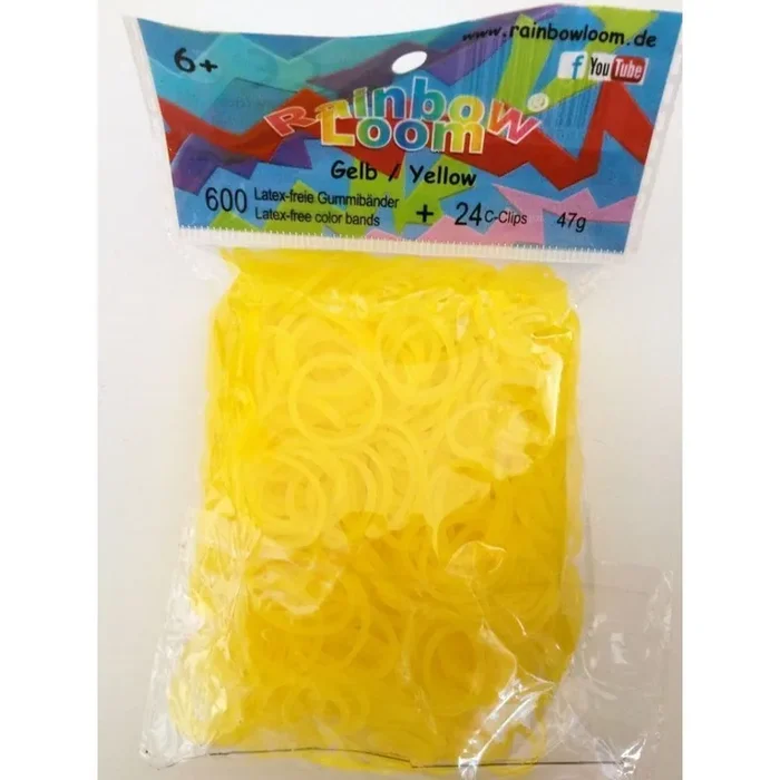 Rainbow Loom® Gomas Amarillo (jelly)