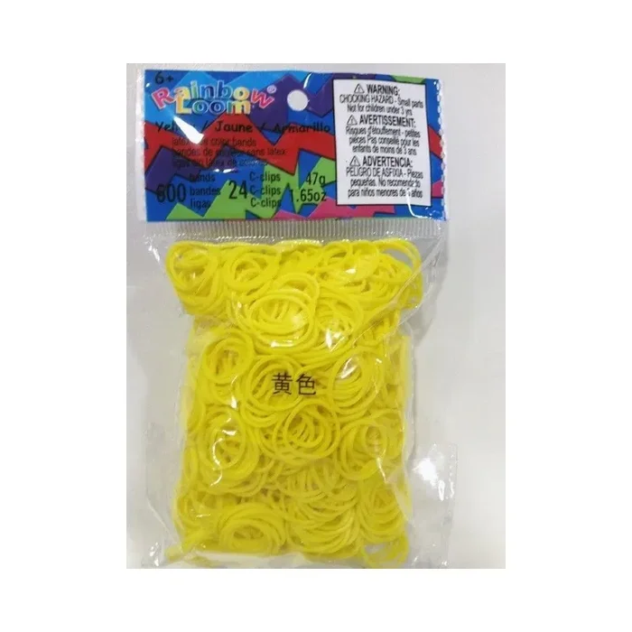 Rainbow Loom® Gomas Amarillo (mate)