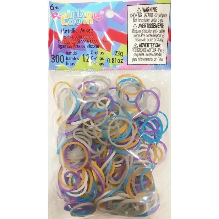 Rainbow Loom® Silicona Mix Metálico Color