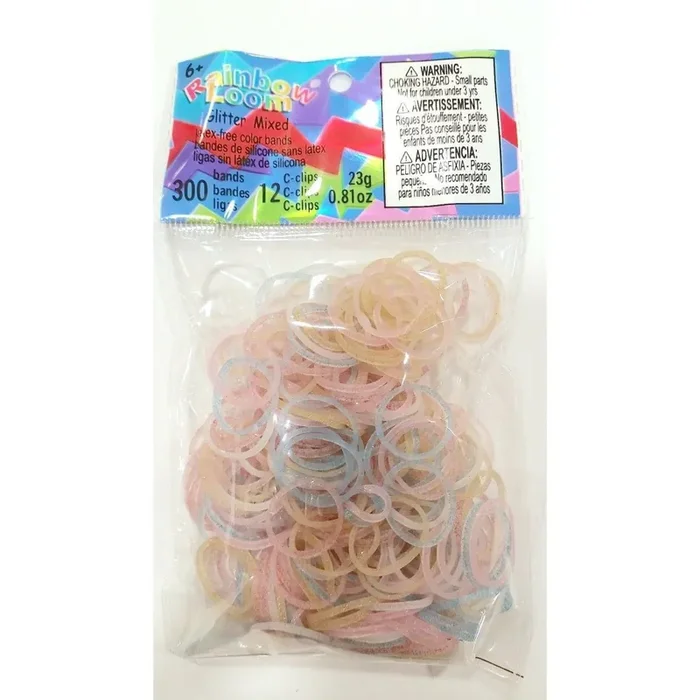 Rainbow Loom® Silicona Mix Purpurina