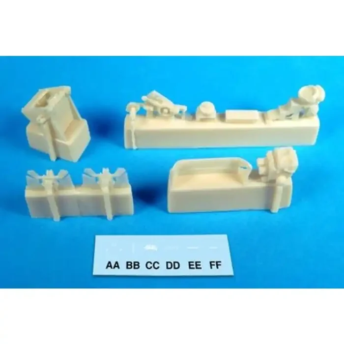 Supermarine Spitfire Cockpit Upgrade Part II, (diseñado para ser ensamblado con maquetas de Tamiya) This little upgrade set cons