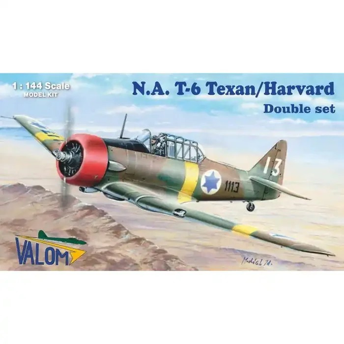 T-6 norteamericano Texan / Harvard (camuflado) KIT DOBLE !!! Calcomanías para Holanda, Siria, Israel y Yugoslavia.