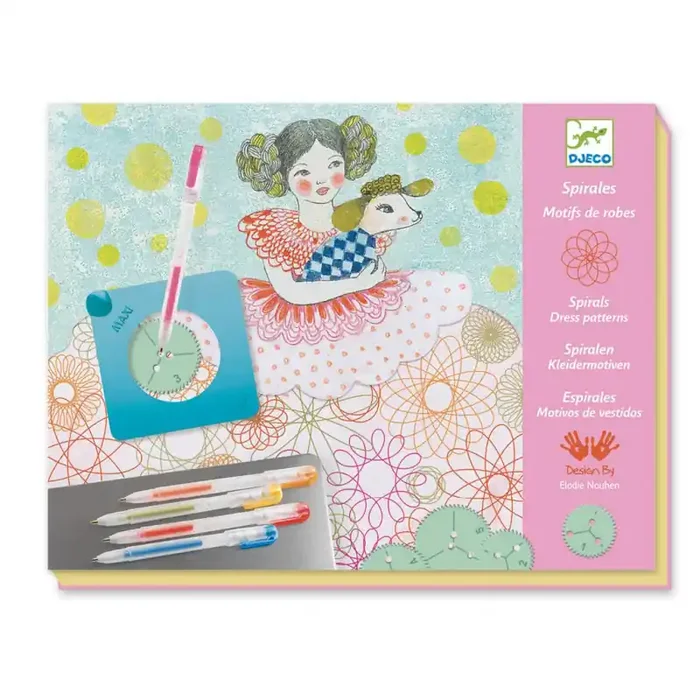 Taller Espirales Motivos de vestido DJECO