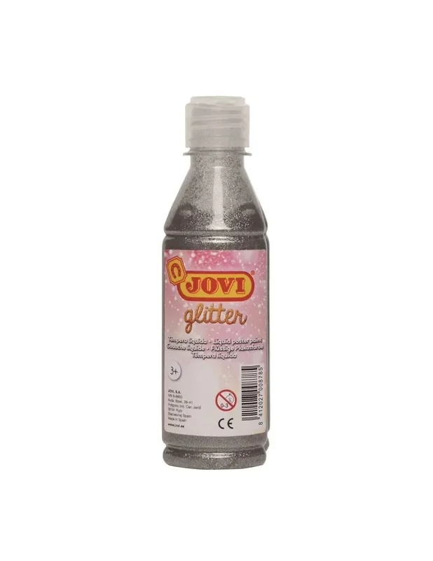 Témpera líquida Glitter 250 ml – Plata