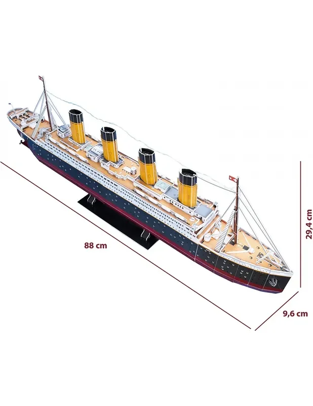 Titanic con led puzzle 3D grande – WorldBrands L521H