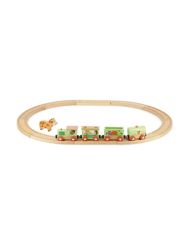Tren con circuito granja Story – Janod J04630