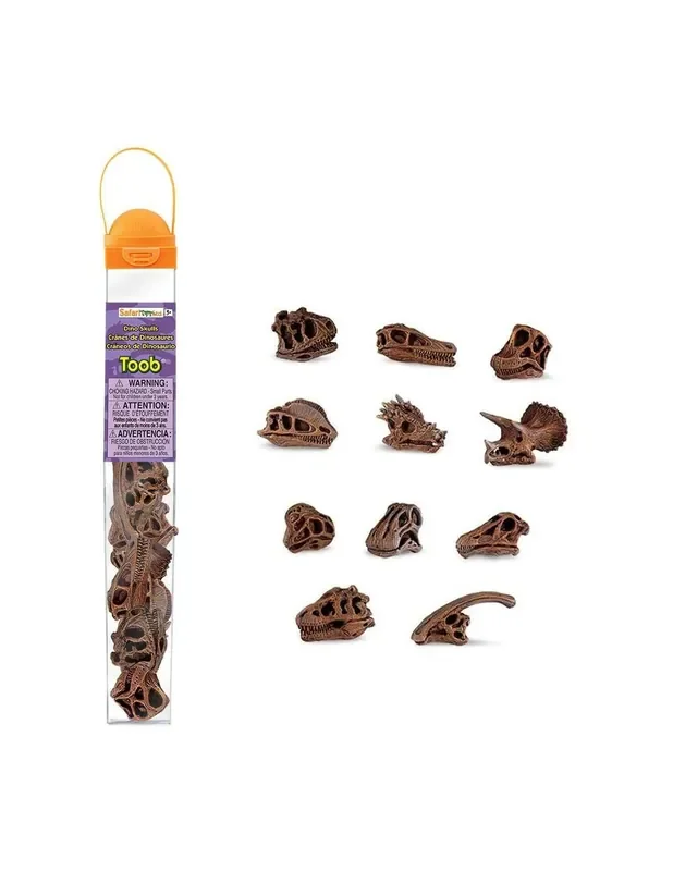 Tubo figuras calaveras de dinosaurio – Safari 687404