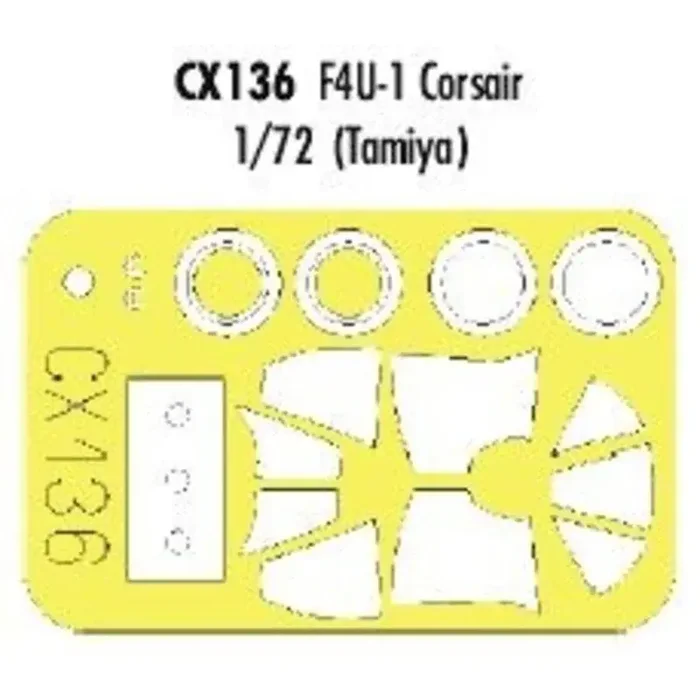 Vought F4U-1 Corsair (diseñado para ser ensamblado con maquetas de Tamiya) (hecho de la cinta Kabuki amarillo producido en Japón