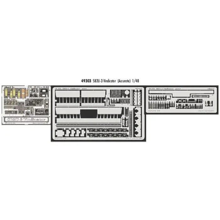 Vought SB2U-3 Vindicator PRE-PAINTED IN COLOUR! (diseñado para ser ensamblado con maquetas de Accurate Miniatures)